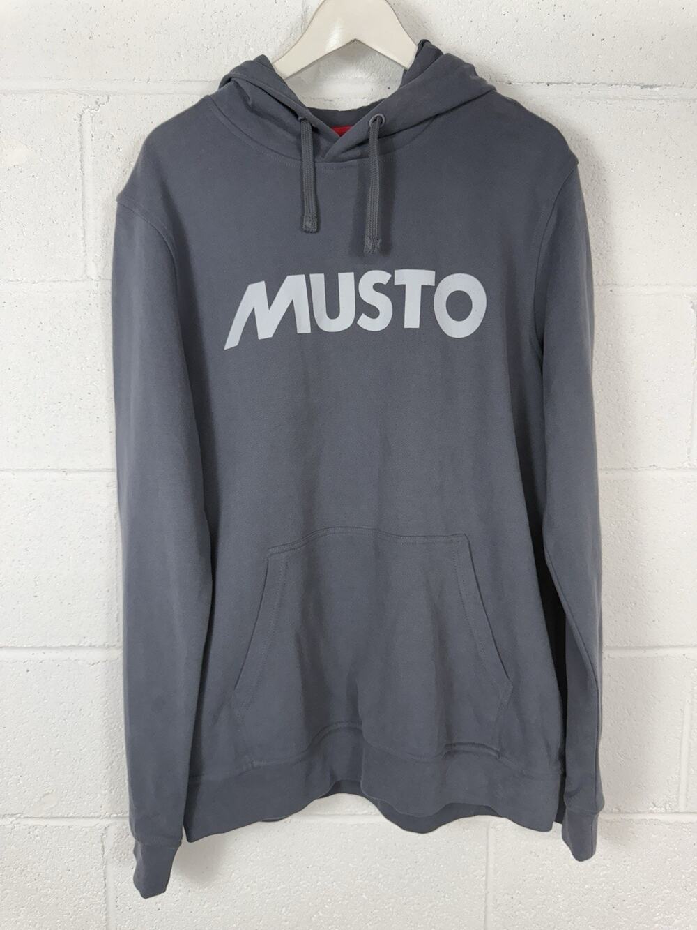 Musto Hoodie Mens Small Gray Sailing Outdoor Shirt Pullover Performance N100